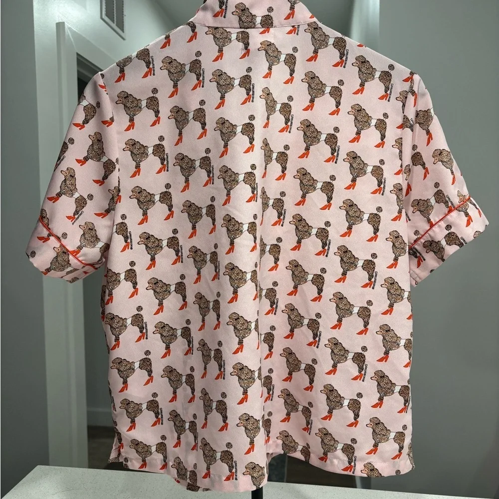 Bouffants & Broken Hearts Poodle Pajama Top